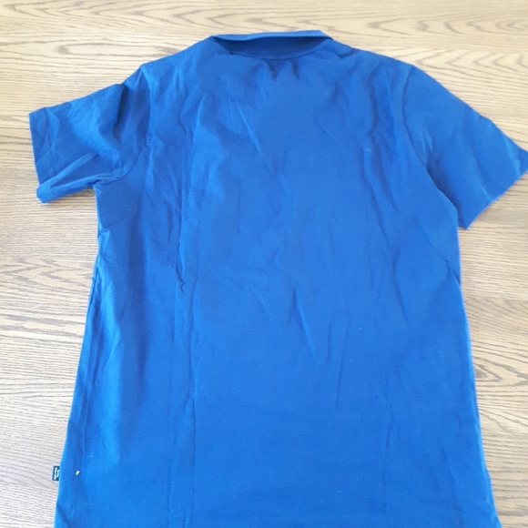 Size S Puma blue short sleeve golf shirt Polo excellent condition - Picture 4 of 7